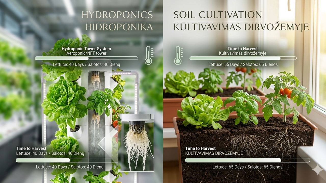 ​Hydroponics vs. Soil: Why Plants Grow Faster in Modern Systems